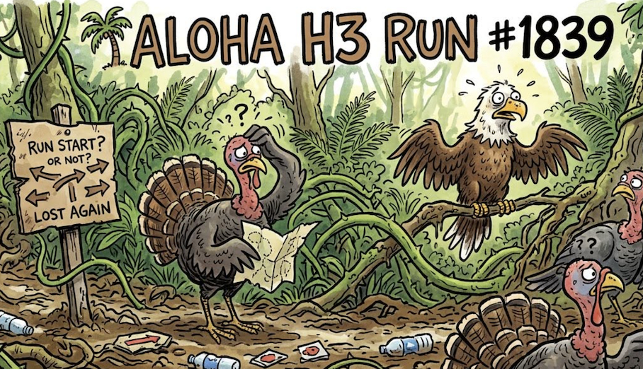 Aloha H3 Trail #1839 - Teenee and the Rolling Hills